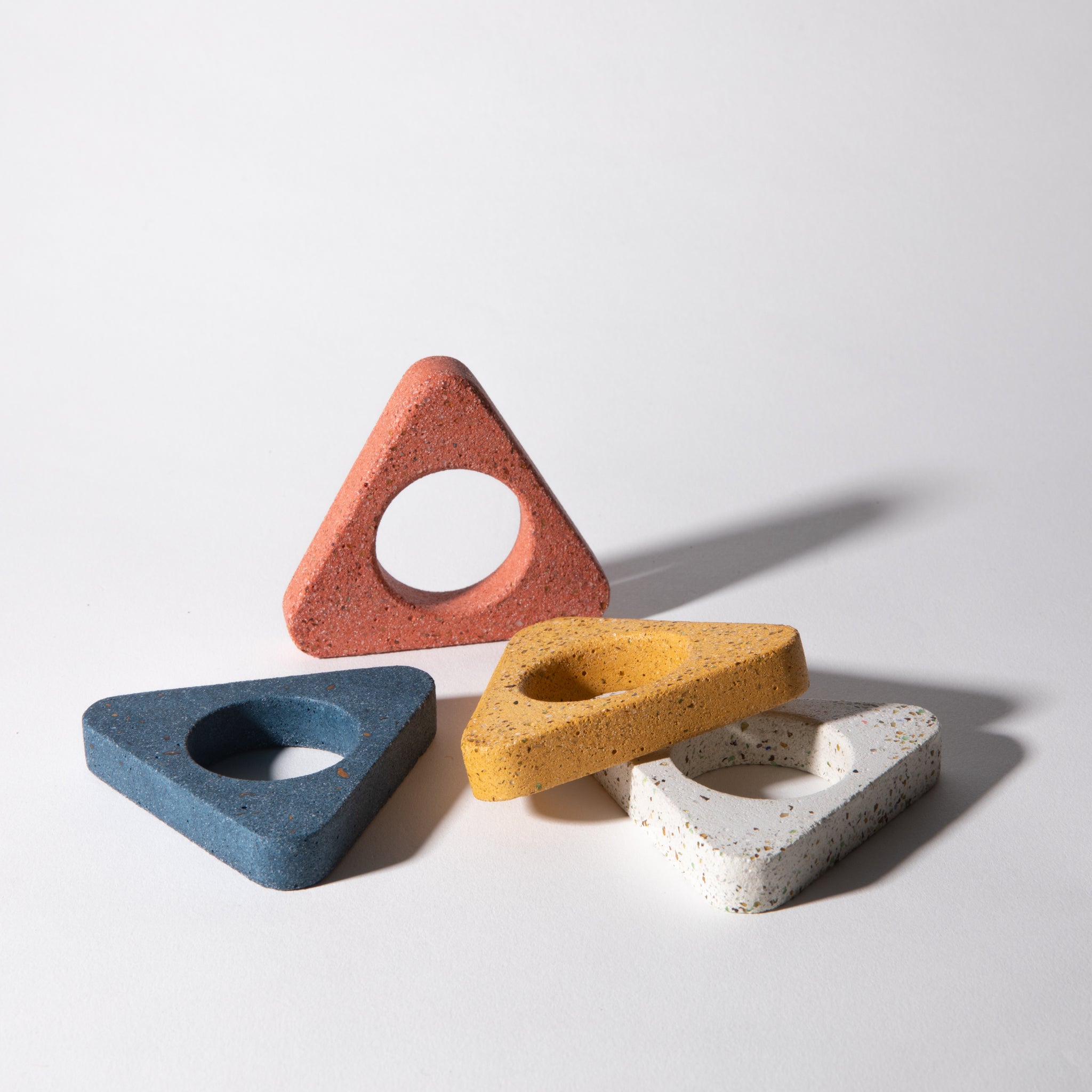 Napkin Ring Set | Terrazzo Primaries - pretti.cool