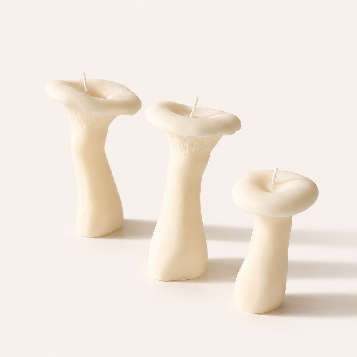 Mushroom Candles, Set of 3 - Pretti.Cool