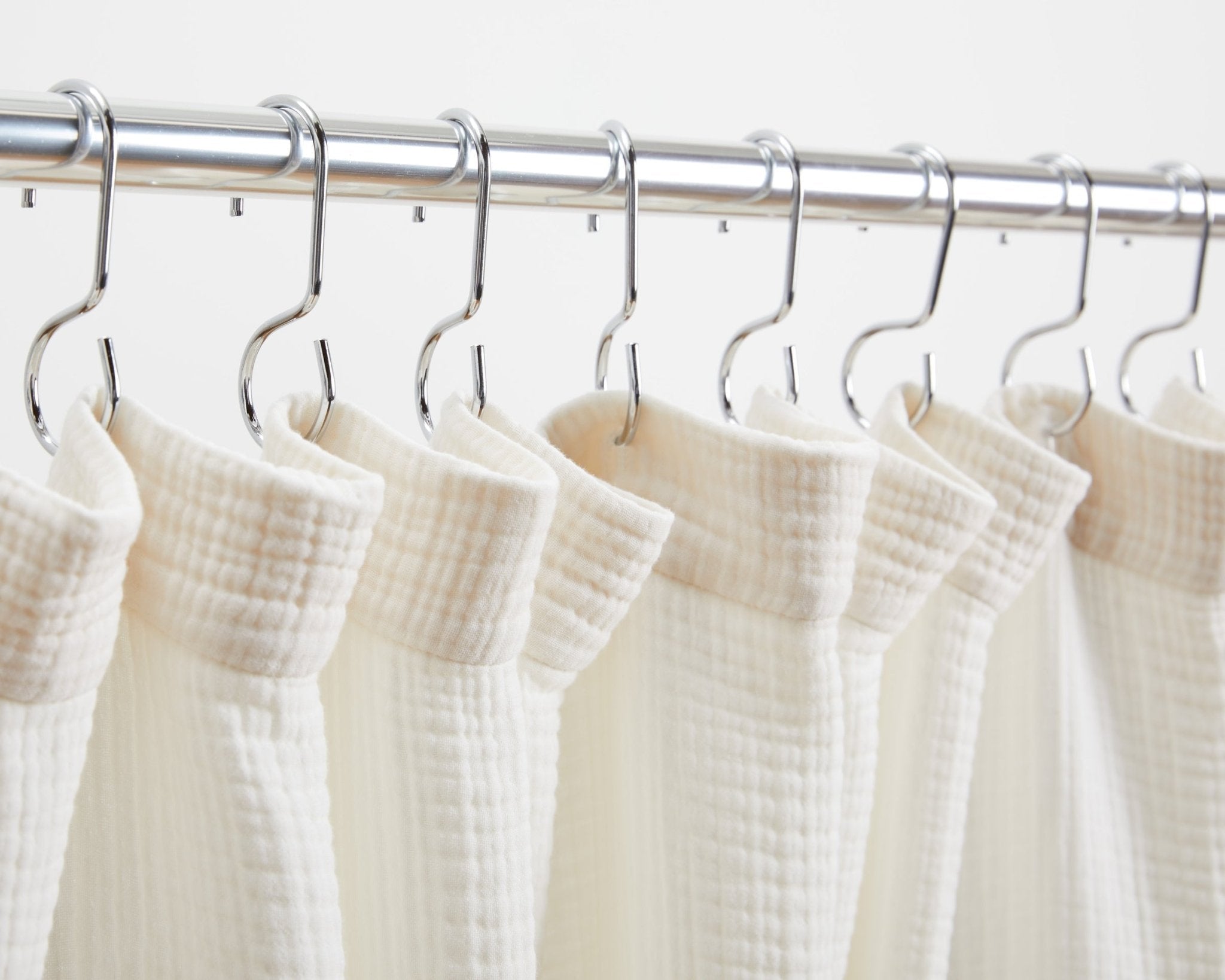 Shower Curtain Hooks | Chrome - Pretti.Cool