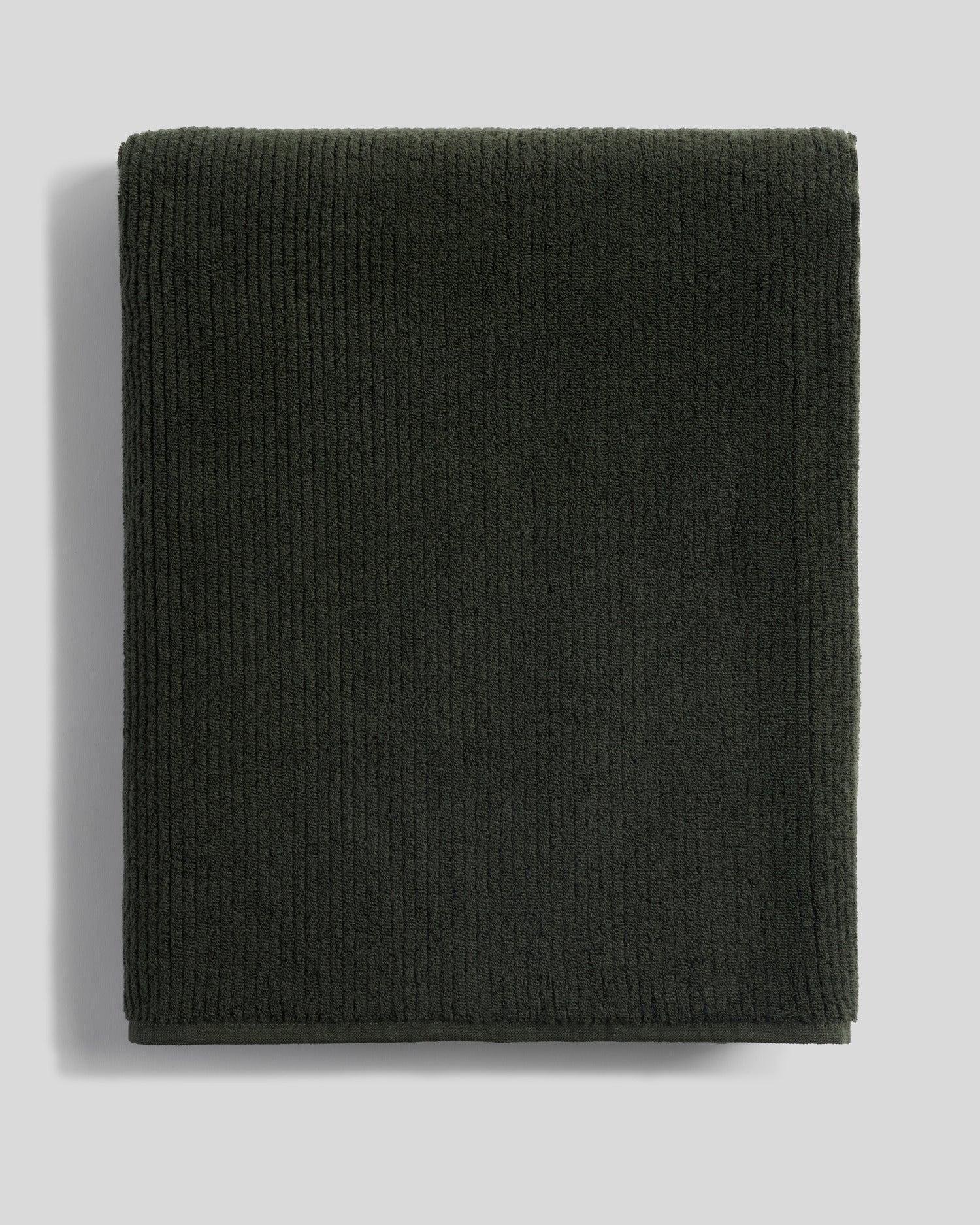 Soft Rib Towels in Evergreen by Parachute Home — view 7