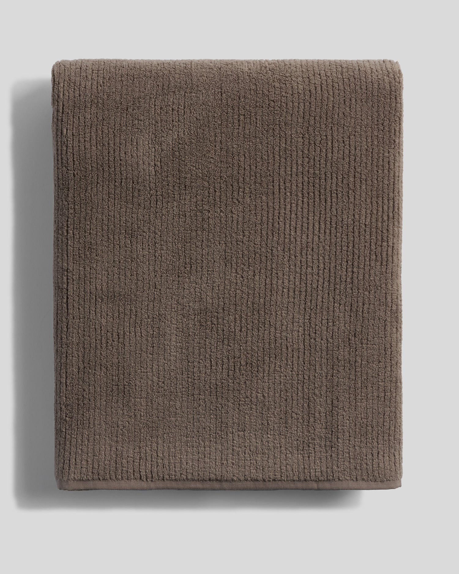 Soft Rib Towels in Warm Grey by Parachute Home — view 9