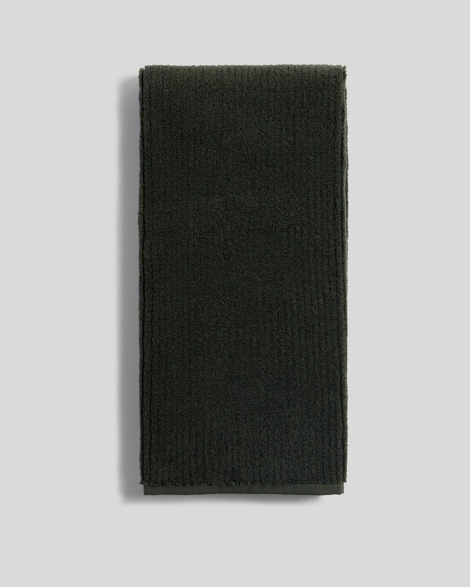 Soft Rib Towels in Evergreen by Parachute Home — view 5