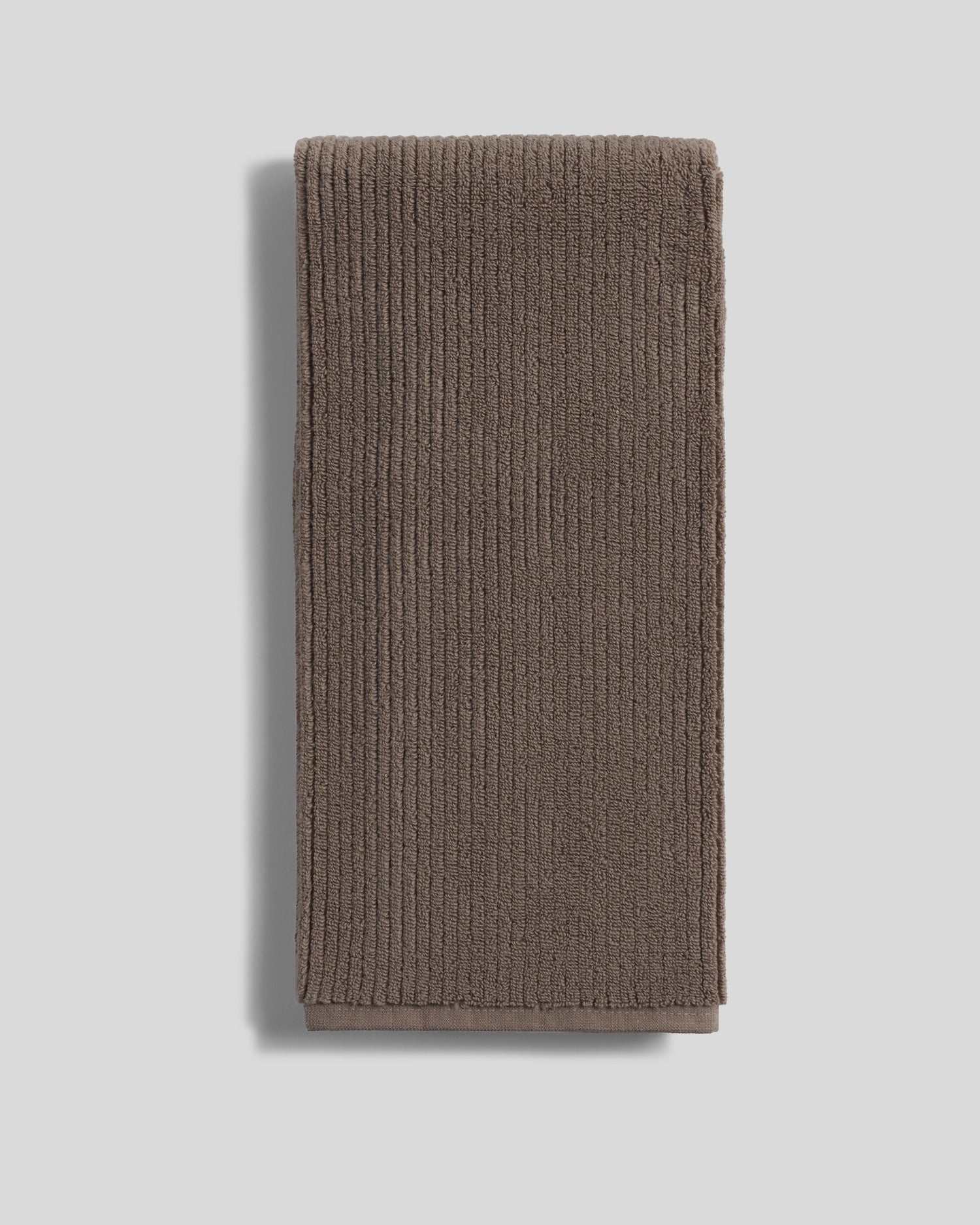 Soft Rib Towels in Warm Grey by Parachute Home — view 7