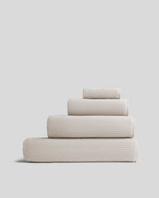 Soft Rib Towels in Bone by Parachute Home — view 1