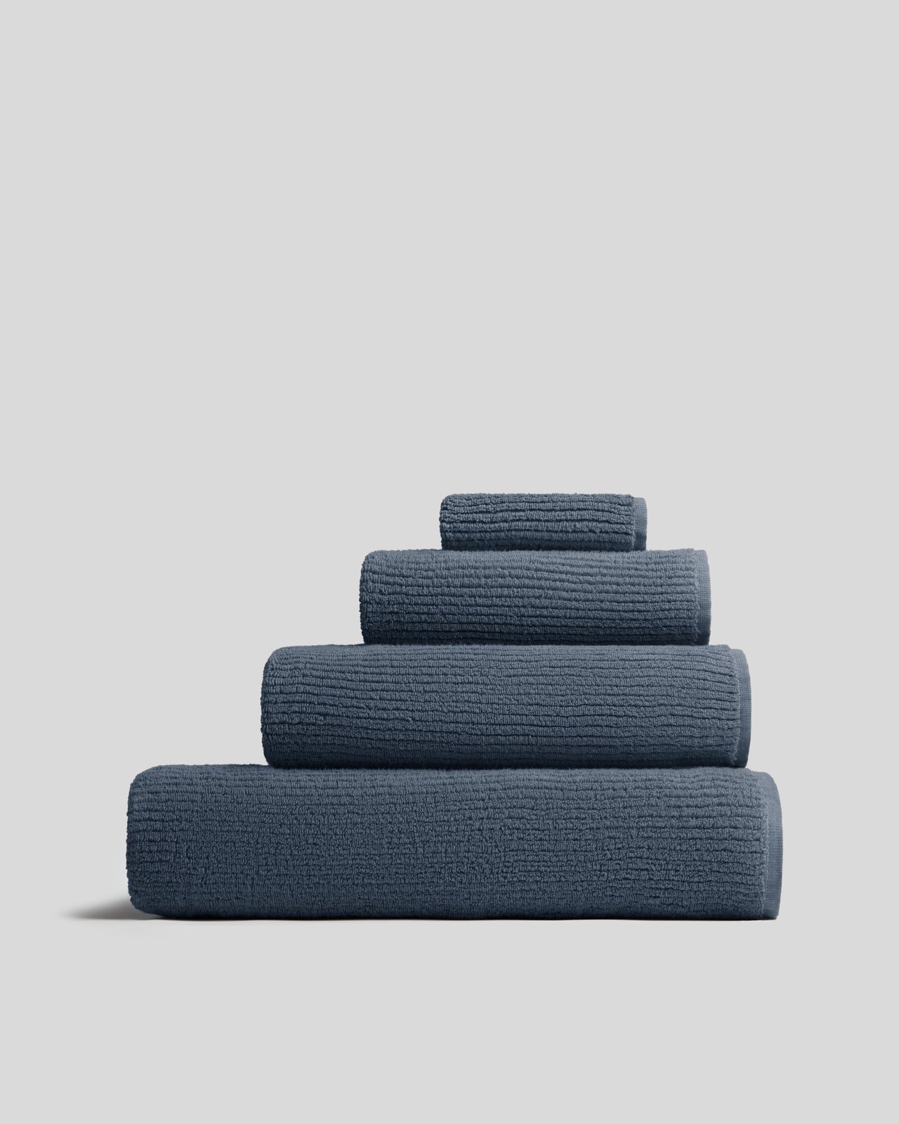 Soft Rib Towels in Dusk by Parachute Home — view 1