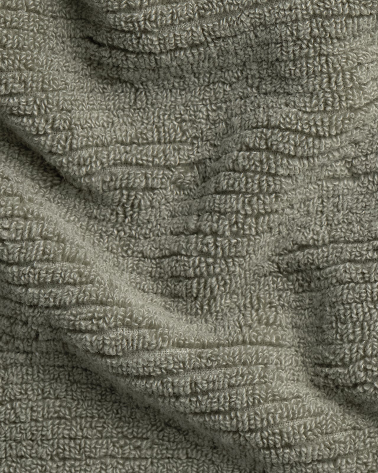 Soft Rib Towels in Moss by Parachute Home — view 3