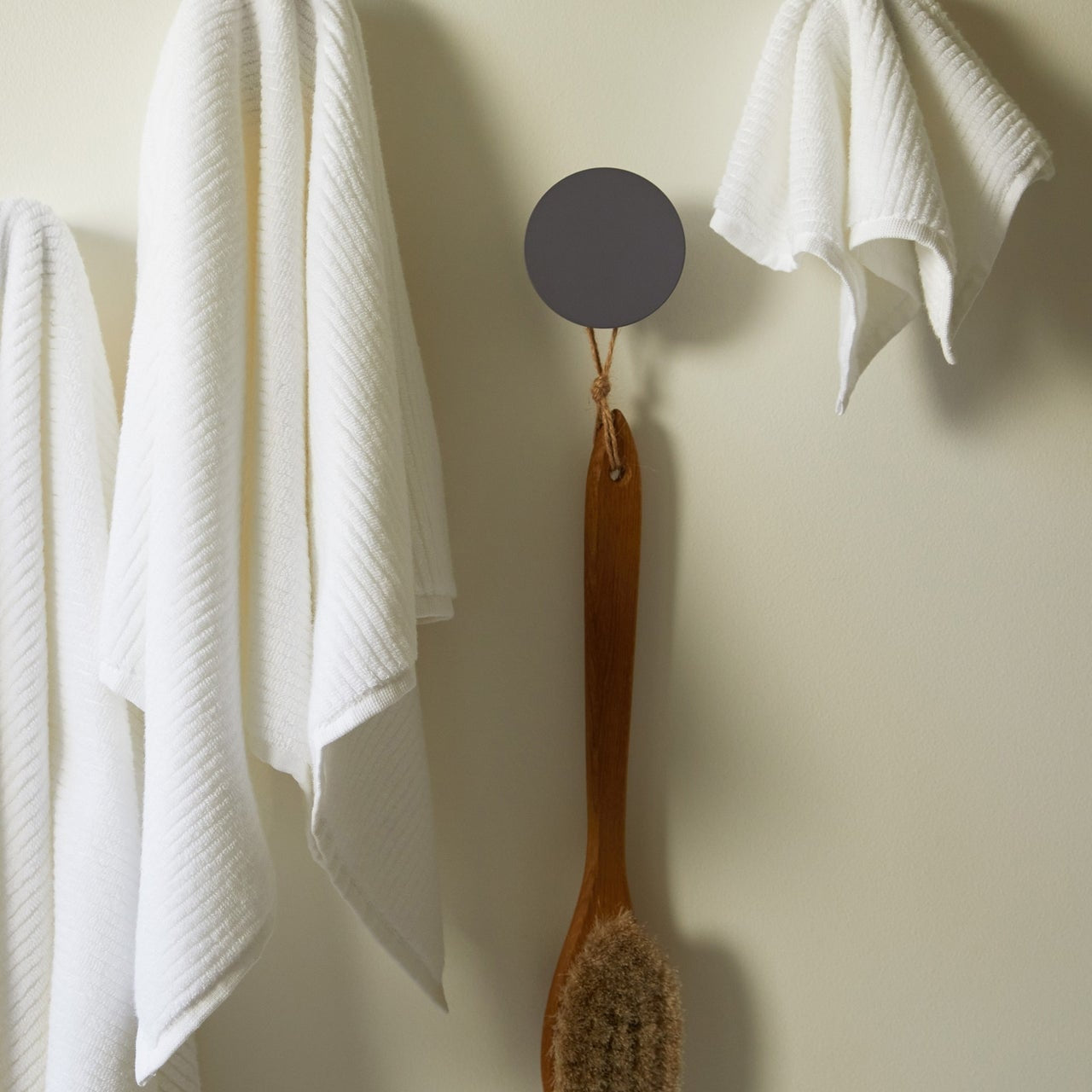 Soft Rib Towels in White by Parachute Home — view 2