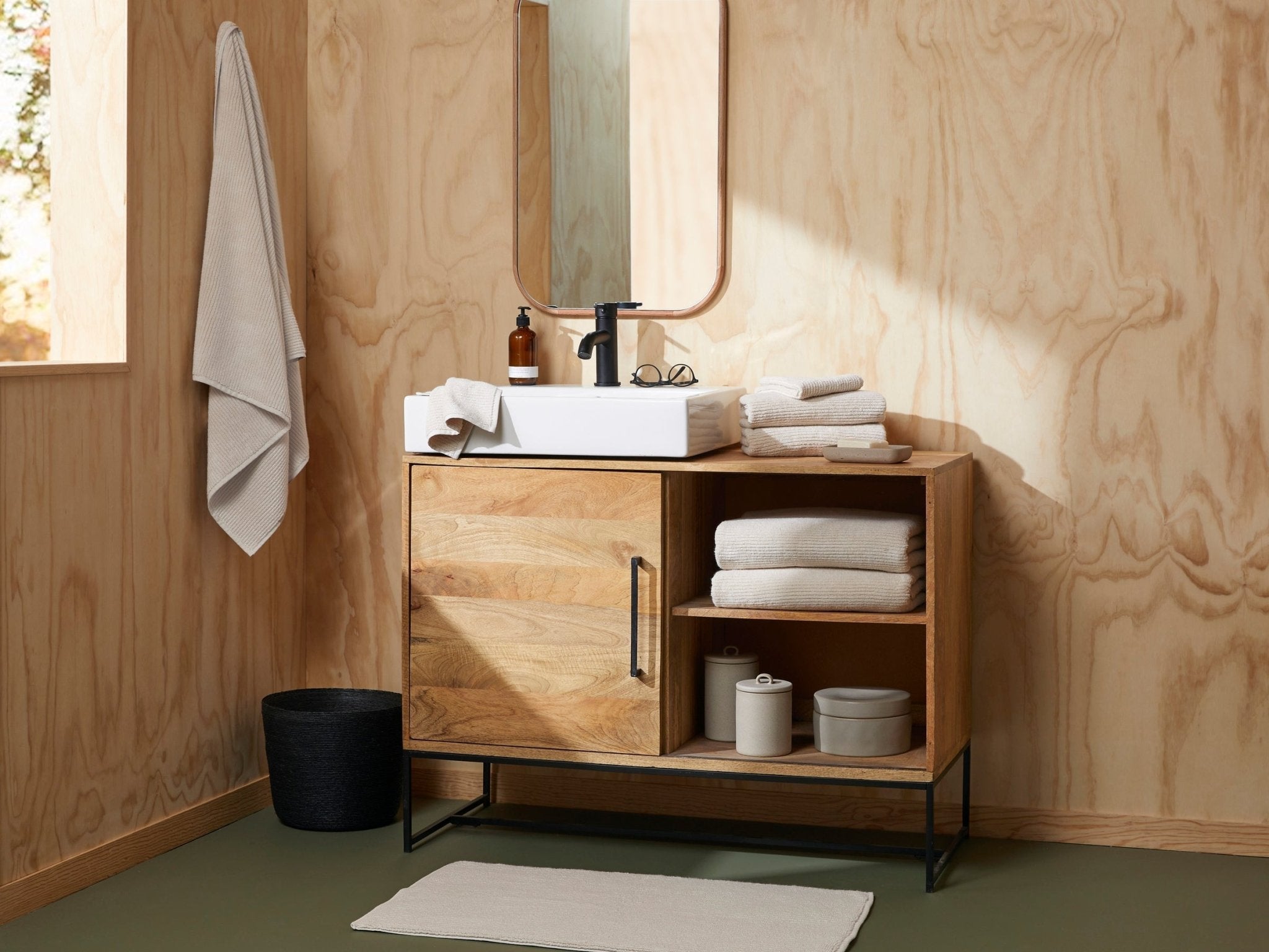 Soft Rib Tub Mat | Bone - Pretti.Cool