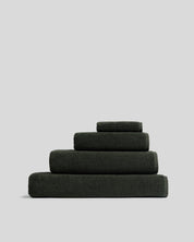 Soft Rib Towels in Evergreen by Parachute Home — view 1