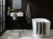 Soft Rib Tub Mat in Moss by Parachute Home — view 4