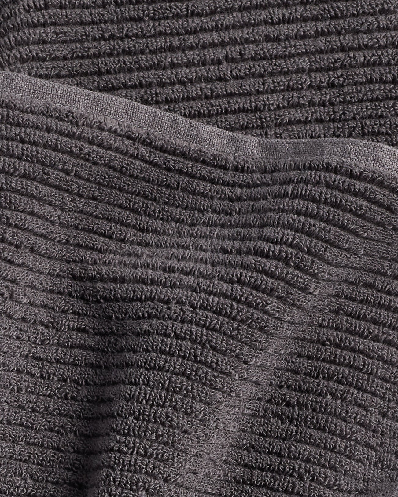Soft Rib Towels in Onyx by Parachute Home — view 3