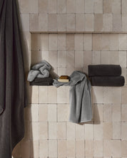 Soft Rib Towels in Onyx by Parachute Home — view 4