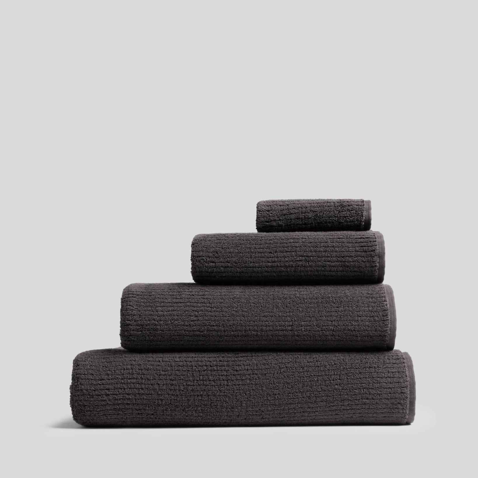 Soft Rib Towels | Onyx - Pretti.Cool