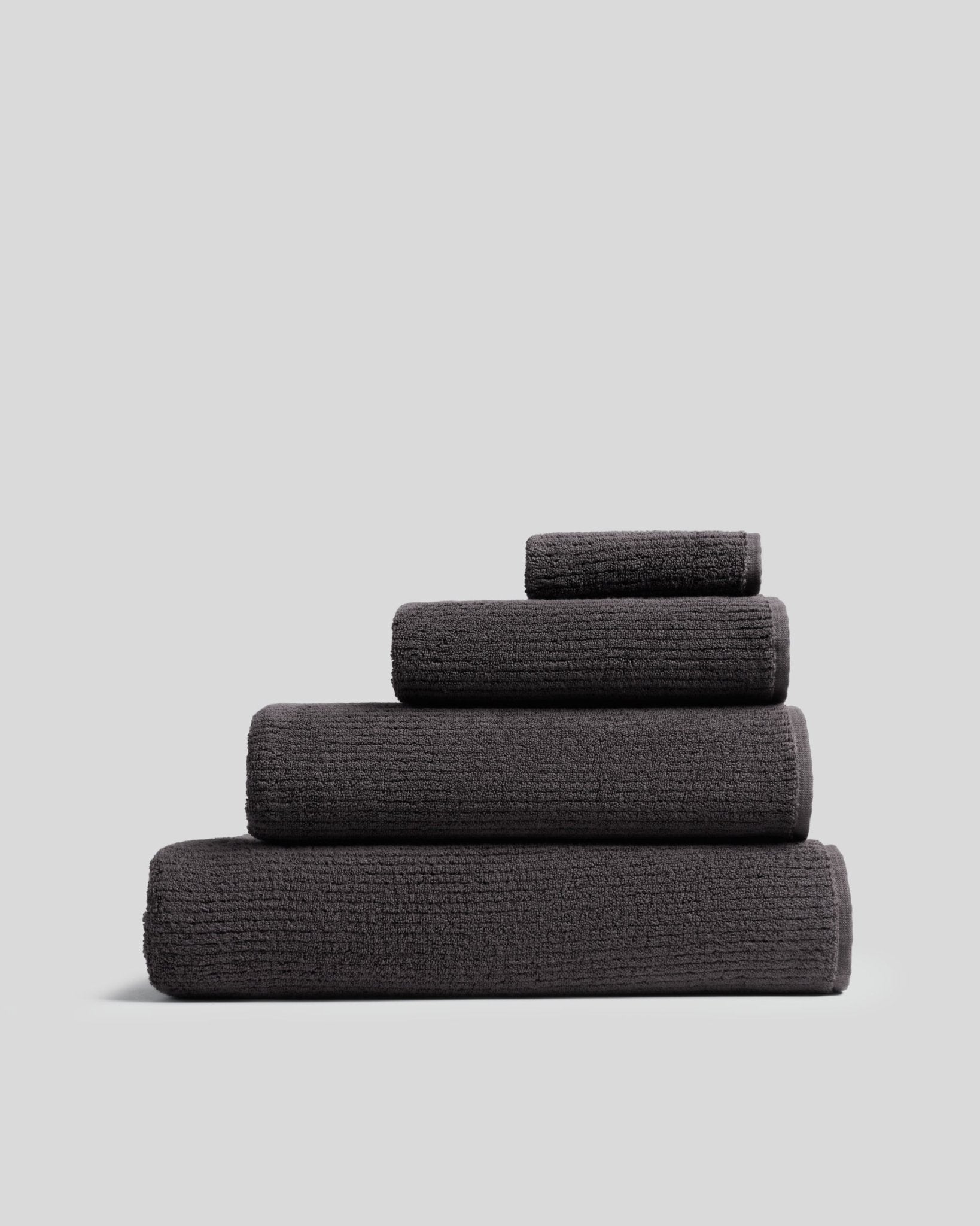 Soft Rib Towels | Onyx - Pretti.Cool