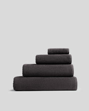 Soft Rib Towels in Onyx by Parachute Home — view 1