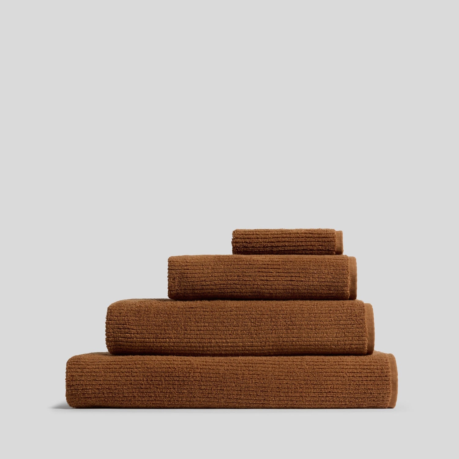 Soft Rib Towels in Tobacco by Parachute Home — view 1