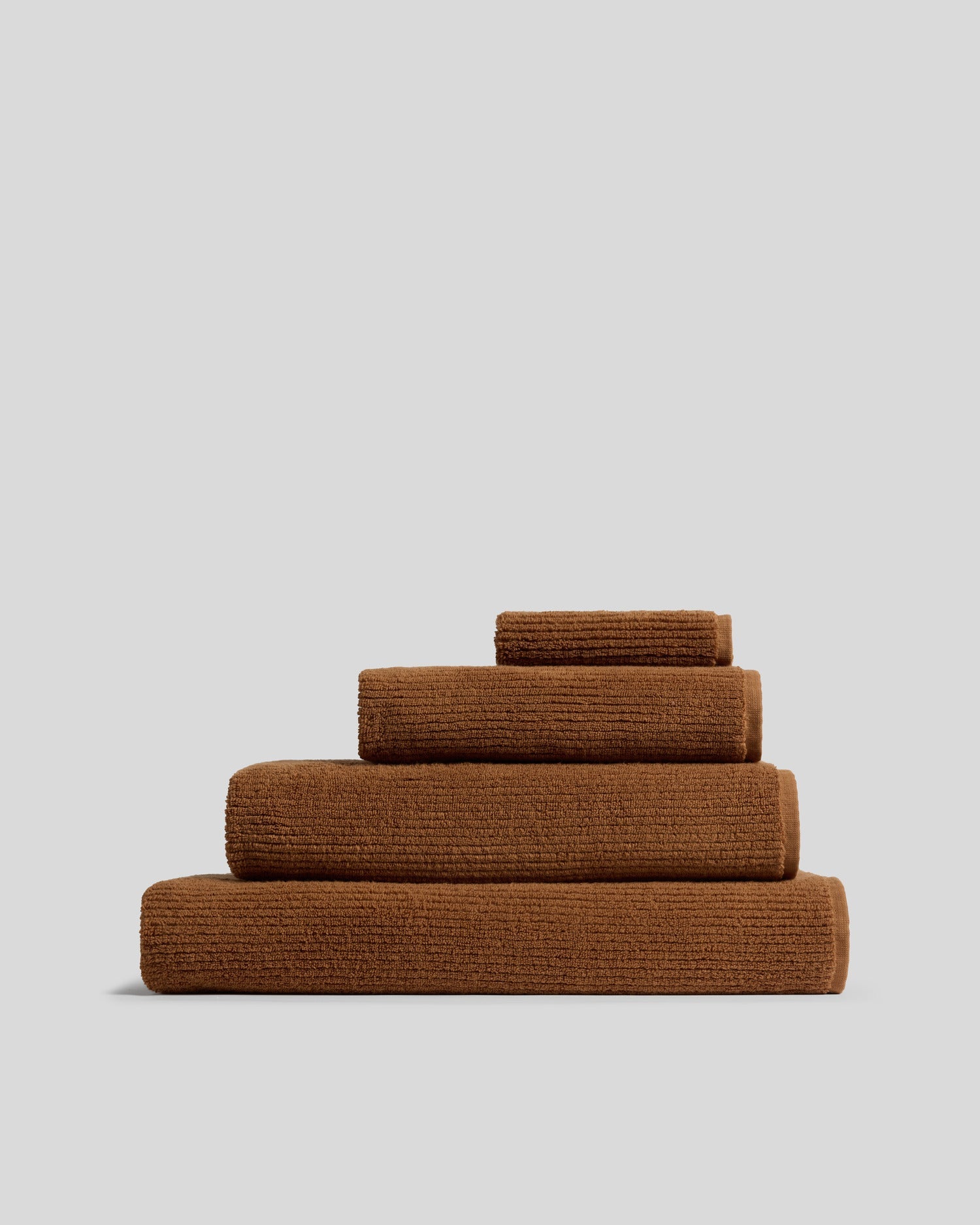 Soft Rib Towels in Tobacco by Parachute Home — view 1