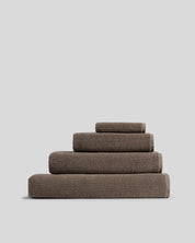 Soft Rib Towels in Warm Grey by Parachute Home — view 1