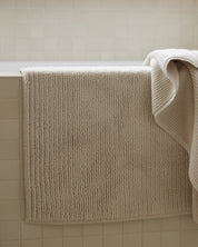 Soft Rib Tub Mat in Bone by Parachute Home — view 2