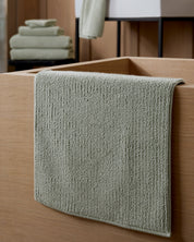 Soft Rib Tub Mat in Sage by Parachute Home — view 2