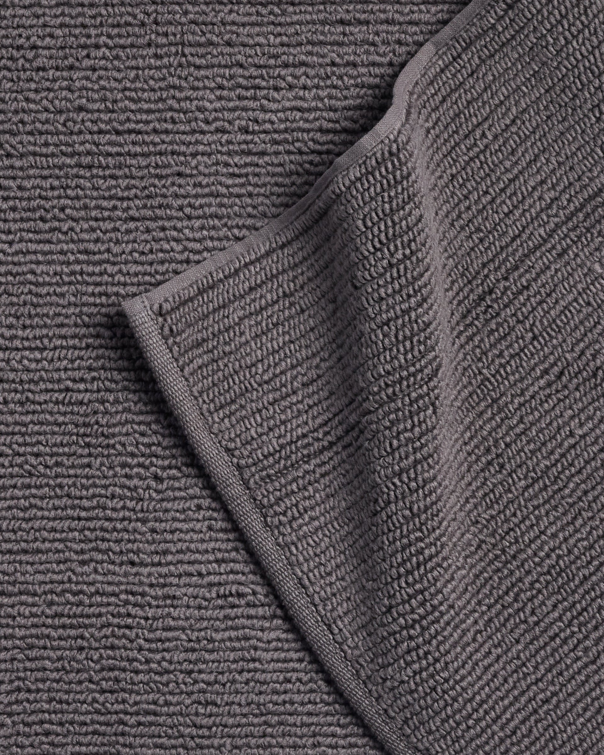Soft Rib Tub Mat in Onyx by Parachute Home — view 3
