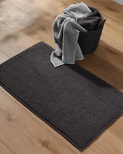 Soft Rib Tub Mat in Onyx by Parachute Home — view 4