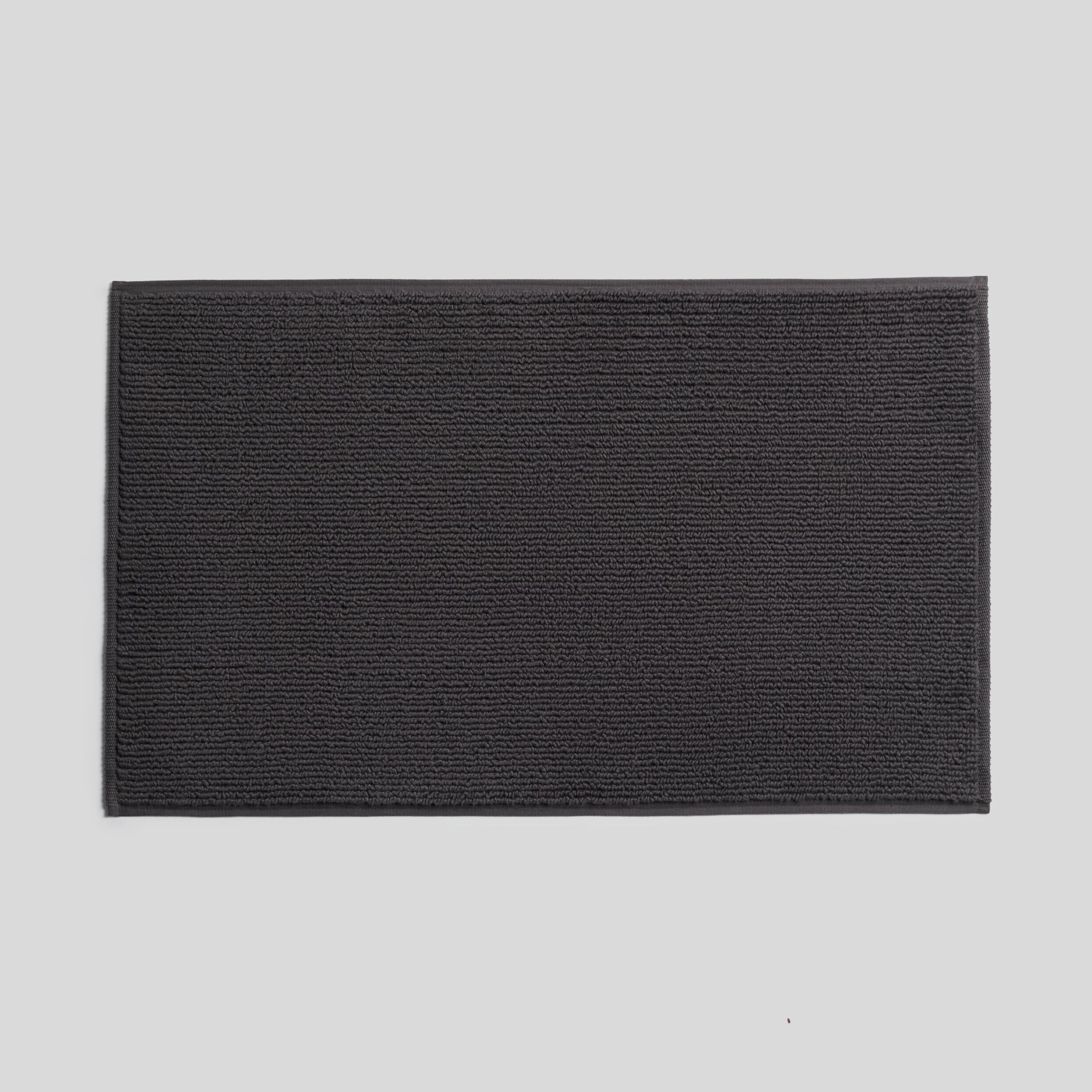 Soft Rib Tub Mat in Onyx by Parachute Home — view 1