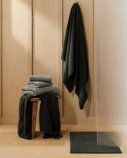 Soft Rib Towels in Evergreen by Parachute Home — view 2