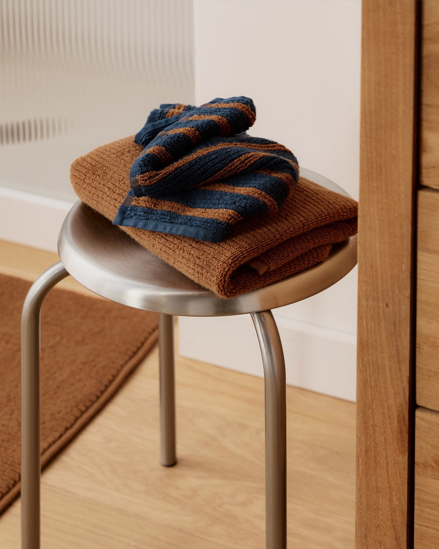 Soft Rib Towels in Tobacco by Parachute Home — view 5