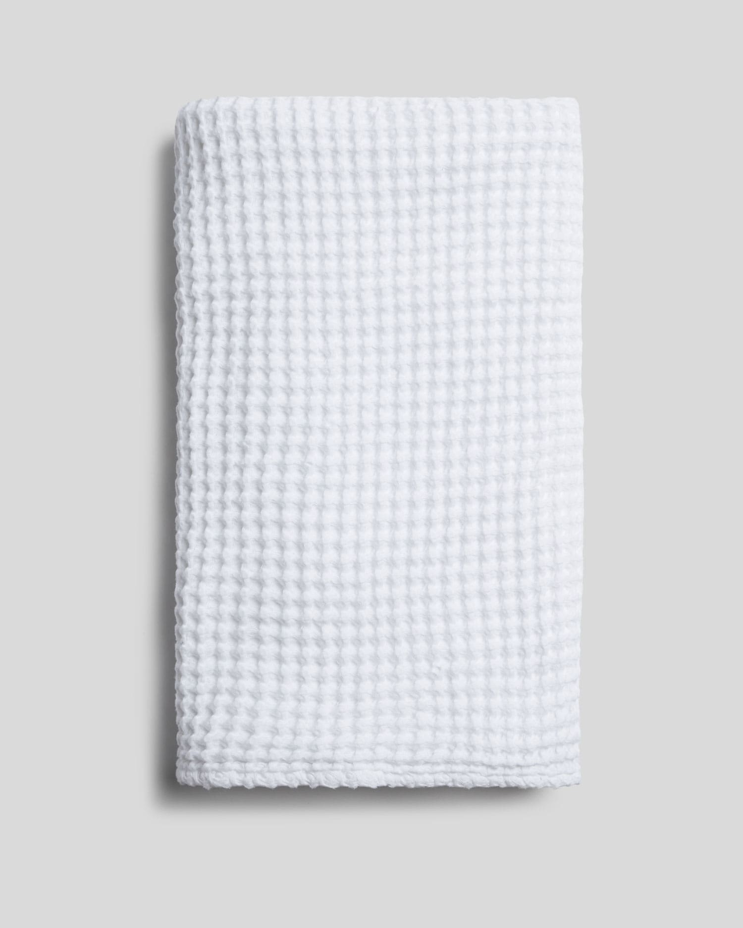 Waffle Towels in White by Parachute Home — view 7