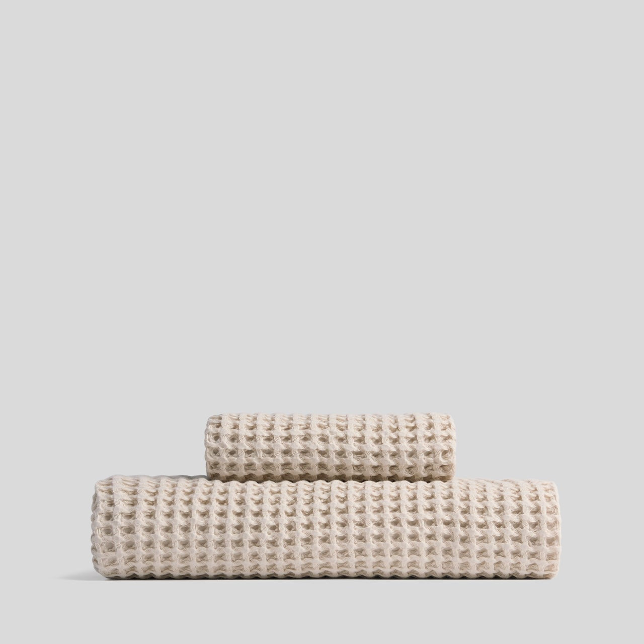 Waffle Towels in Bone by Parachute Home — view 1