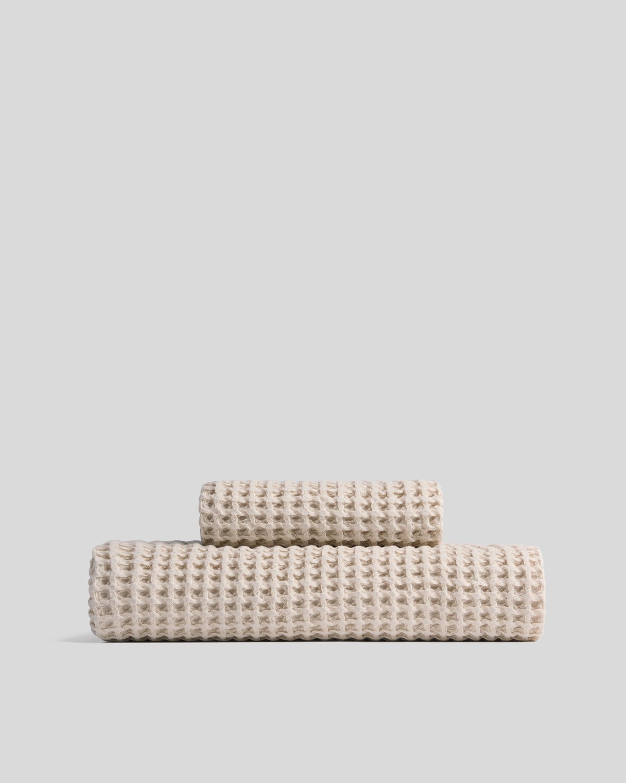 Waffle Towels in Bone by Parachute Home — view 1