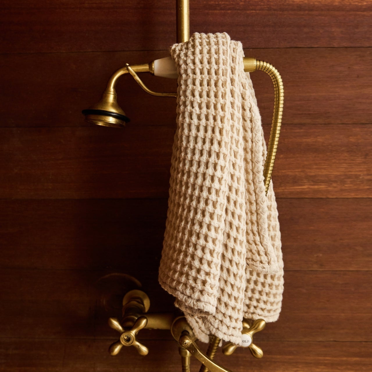 Waffle Towels in Bone by Parachute Home — view 2