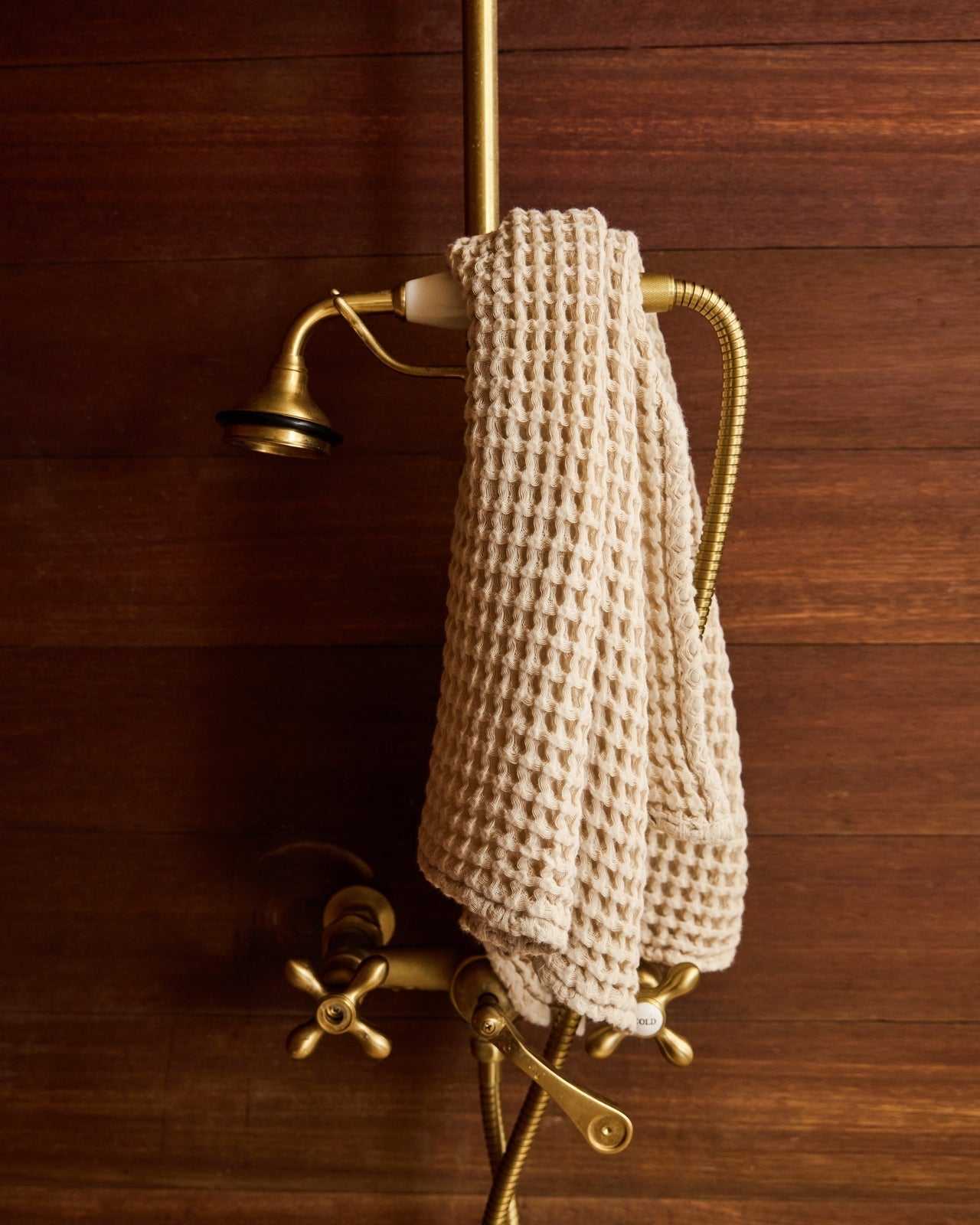 Waffle Towels in Bone by Parachute Home — view 2