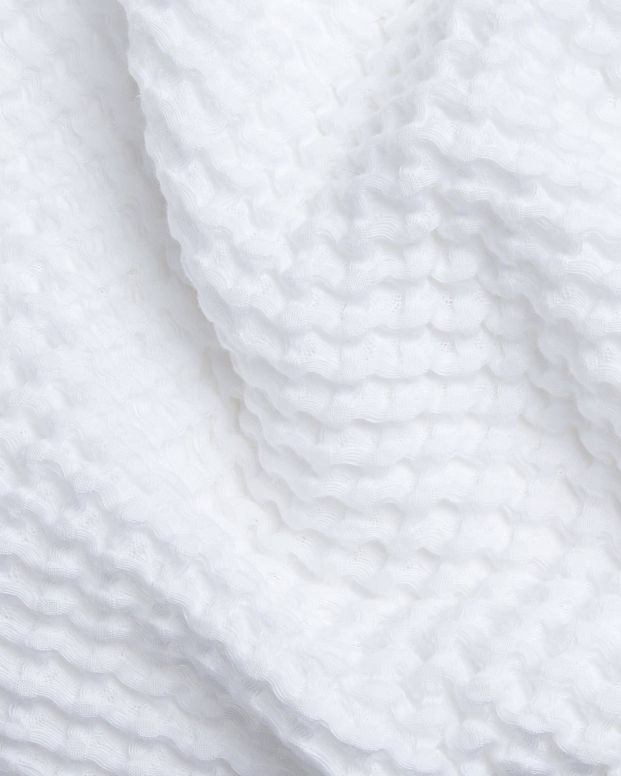 Waffle Towels in White by Parachute Home — view 3