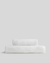 Waffle Towels in White by Parachute Home — view 1