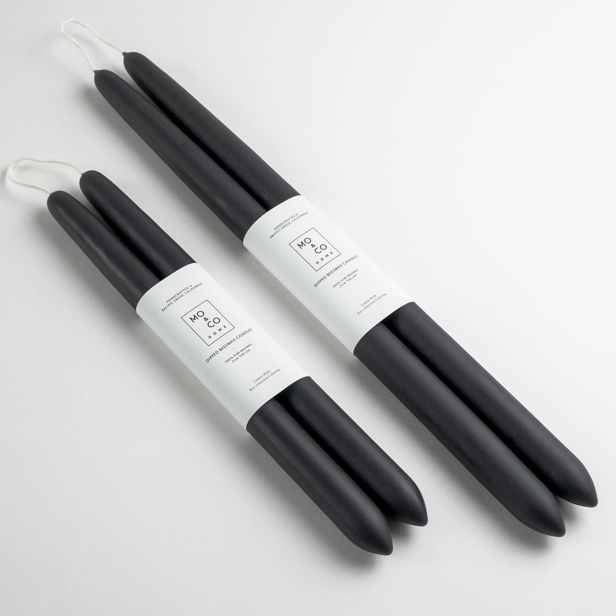 Hand-Dipped Tapers | Charcoal - pretti.cool