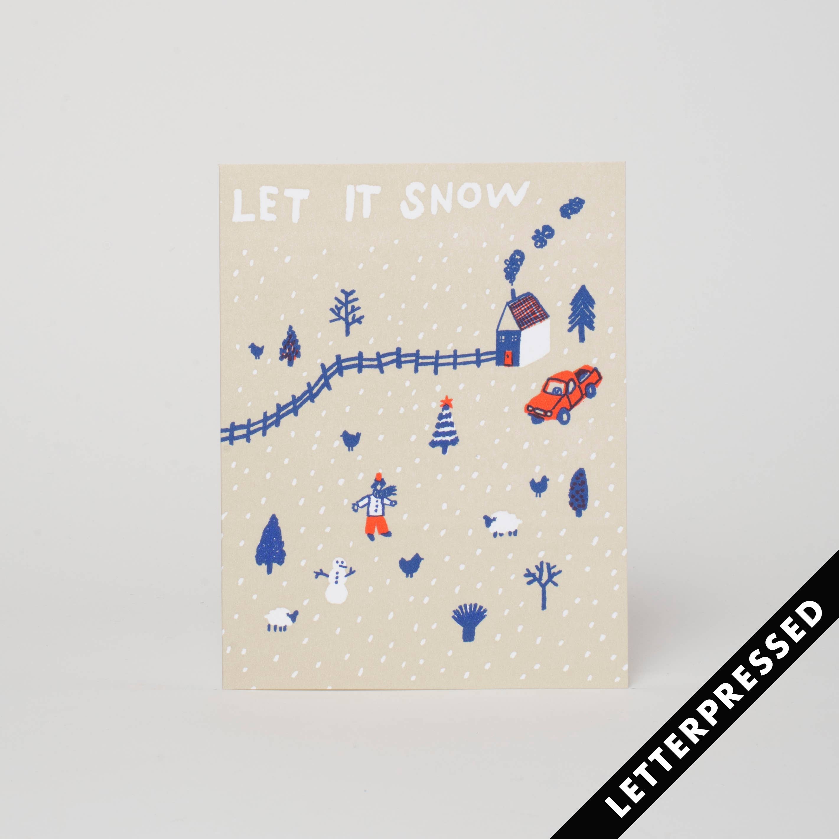 Let It Snow Card - pretti.cool
