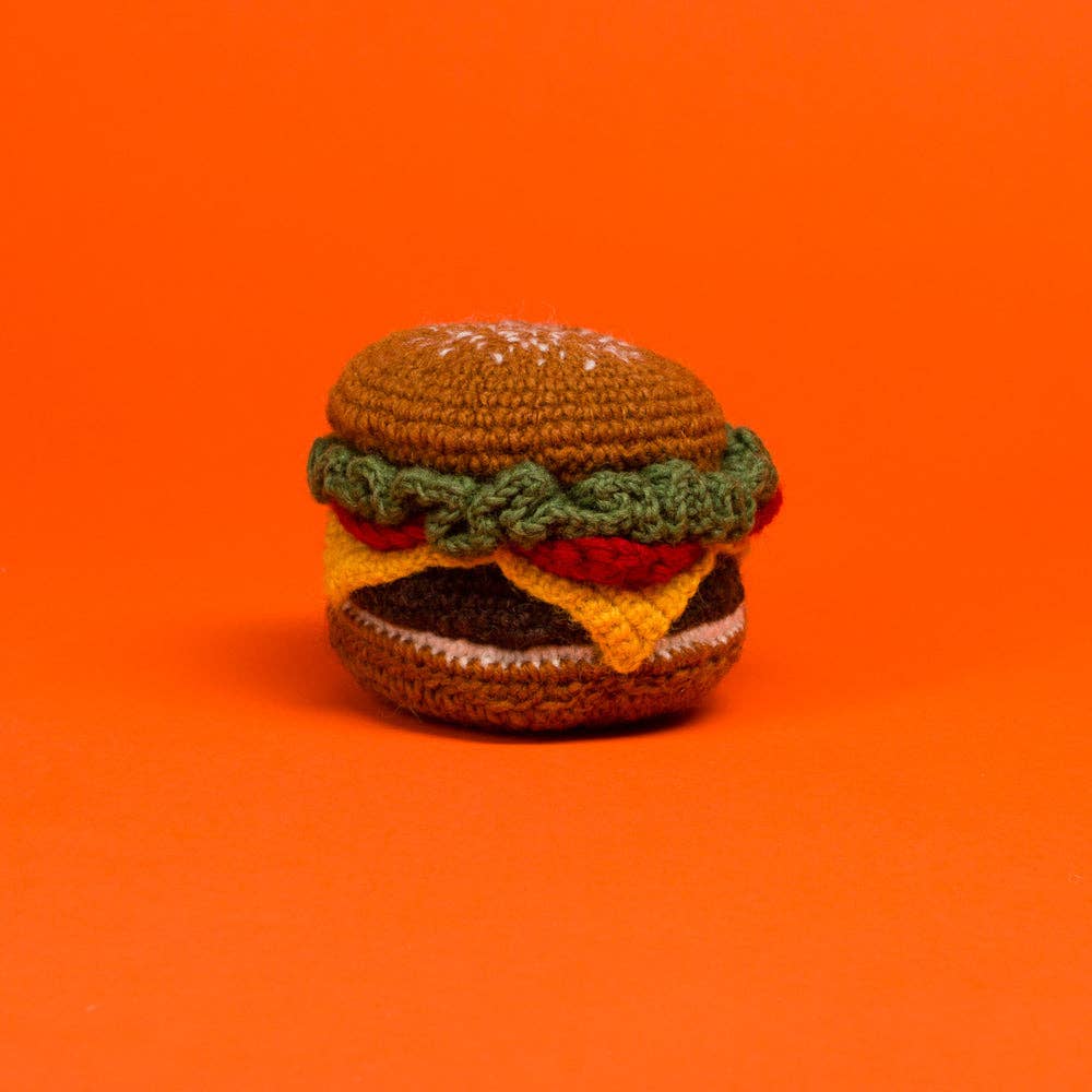 Hamburger Dog Toy - pretti.cool