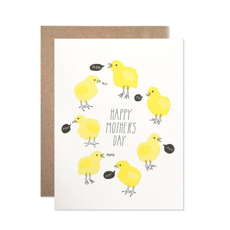 Mother's Day Chicks Card - pretti.cool