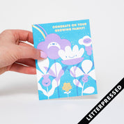 Flower Baby Card - pretti.cool