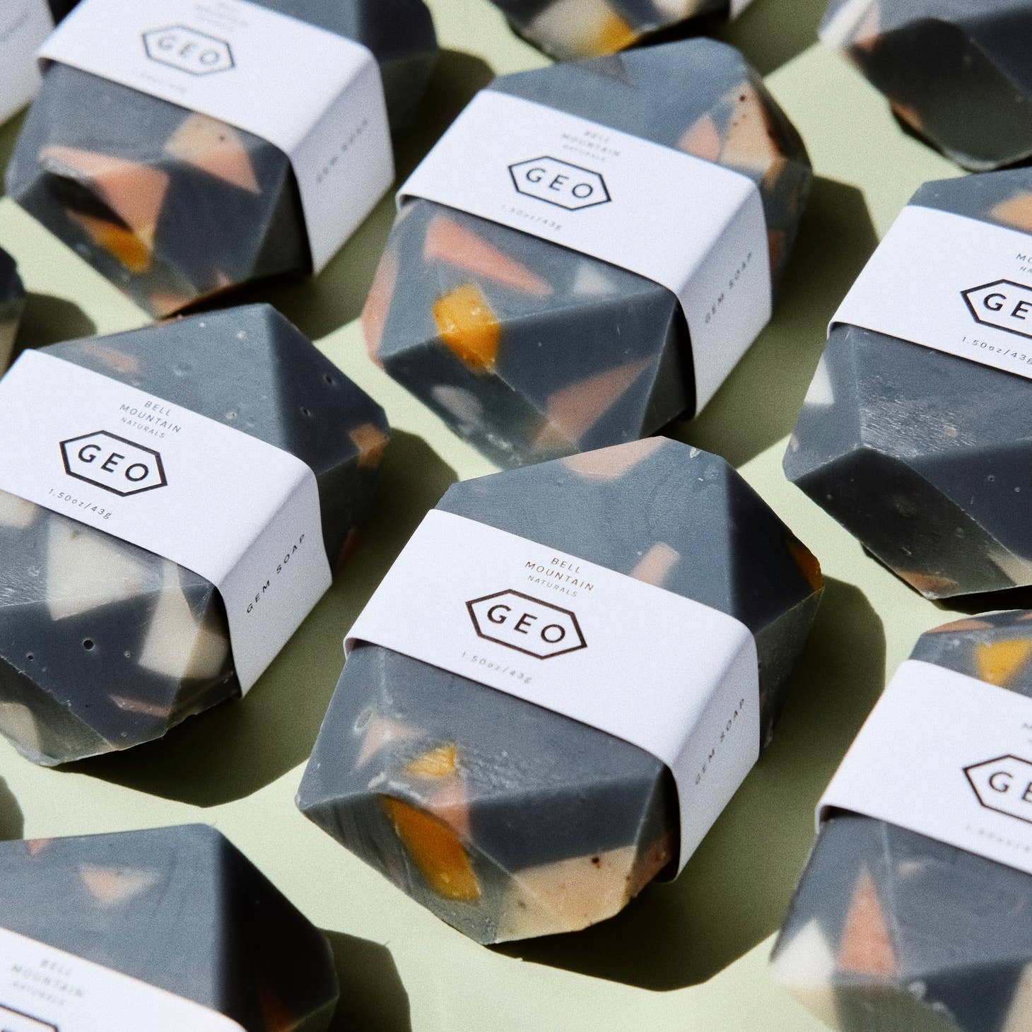 Mini Gem Soap | Indigo Terrazzo - pretti.cool