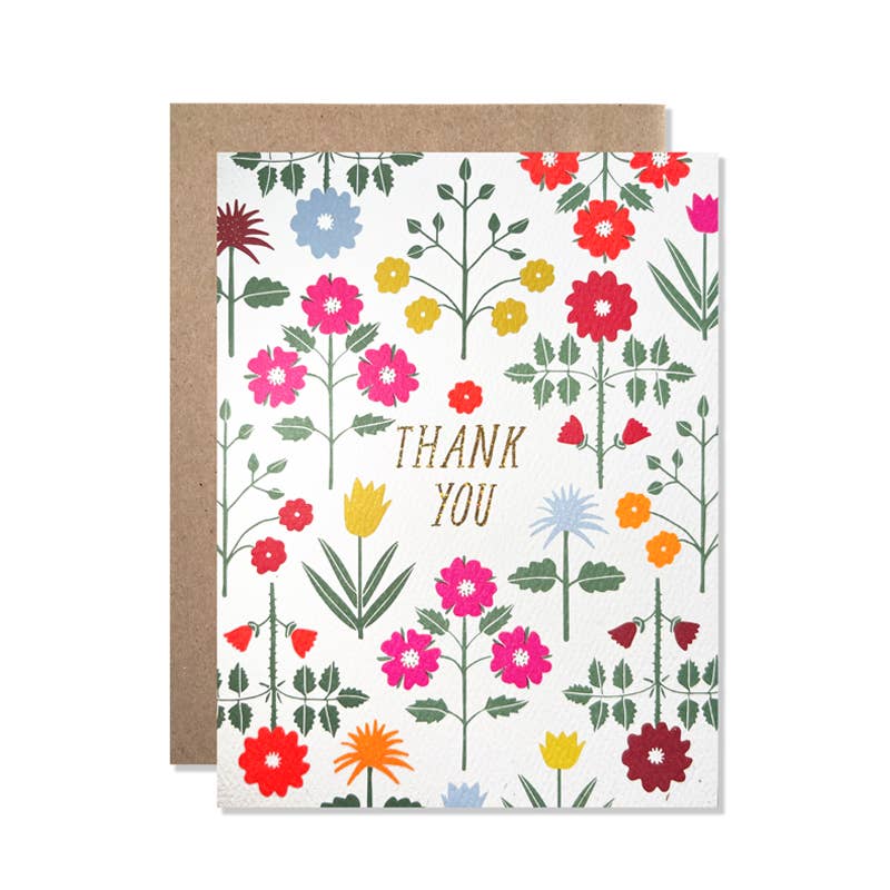Betty's Garden Thank You Card - pretti.cool