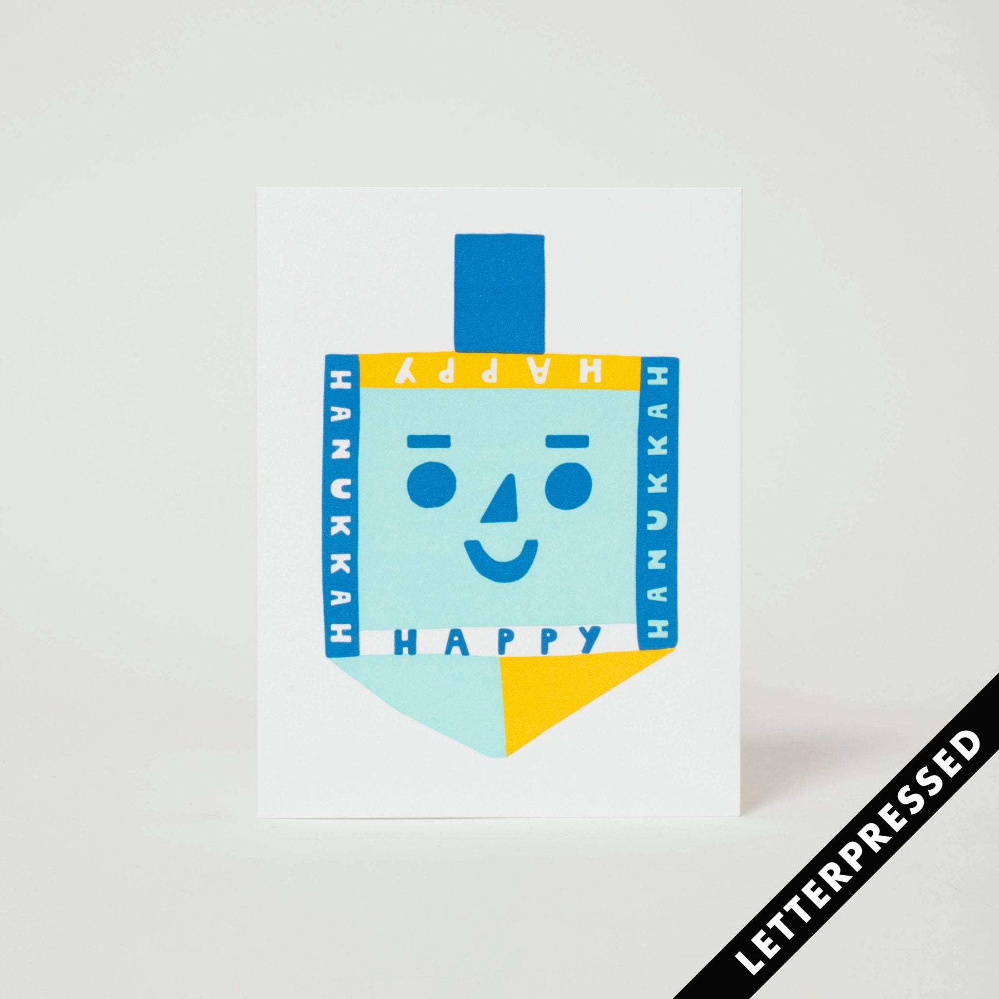 Hanukkah Dreidel Card - pretti.cool