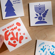 Happy Hanukkah Mini Card - pretti.cool