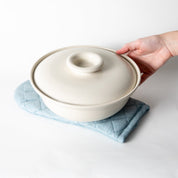 Oven Mitt Trivet | Light Blue Terrazzo - pretti.cool