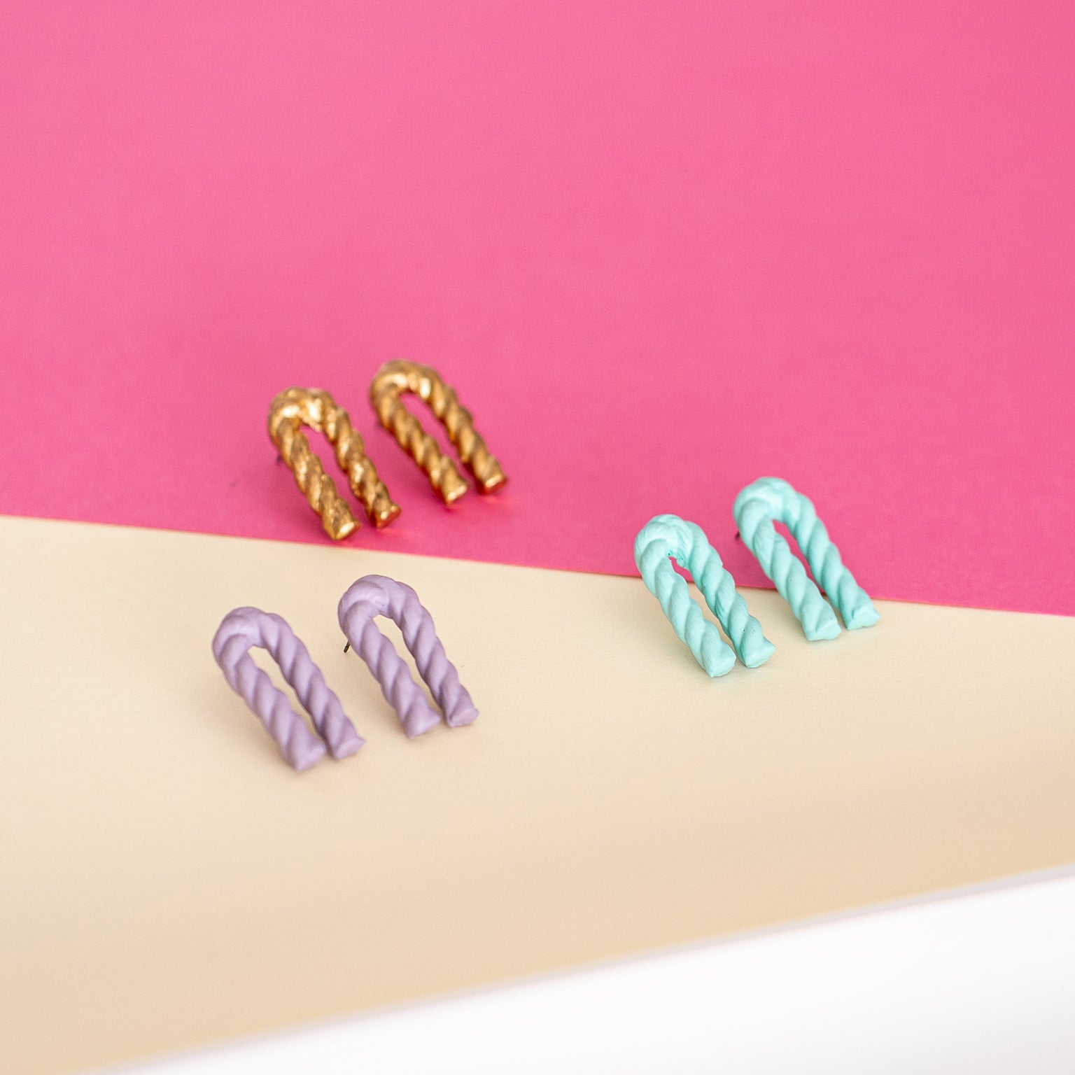 Bent Twizzle Earrings - pretti.cool
