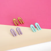 Bent Twizzle Earrings - pretti.cool