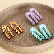 Bent Twizzle Earrings - pretti.cool