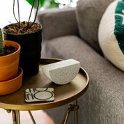 Table Totter | White Terrazzo - pretti.cool